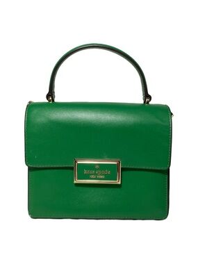 ♠️ Kate Spade | Apple Green Top-Handle Leather Purse 🍏
